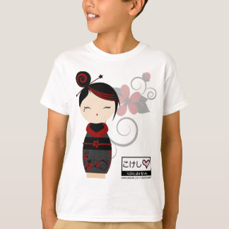 Gotiska Kokeshi unge utslagsplats T-shirt