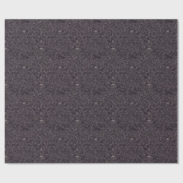 Gotiska kranier Barock filigran Damaskusmönster Presentpapper