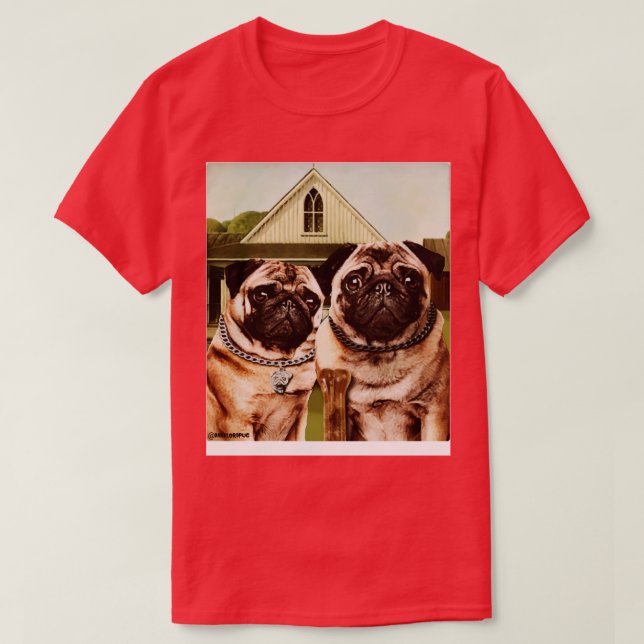 Gotiska puggar t shirt (Design framsida)