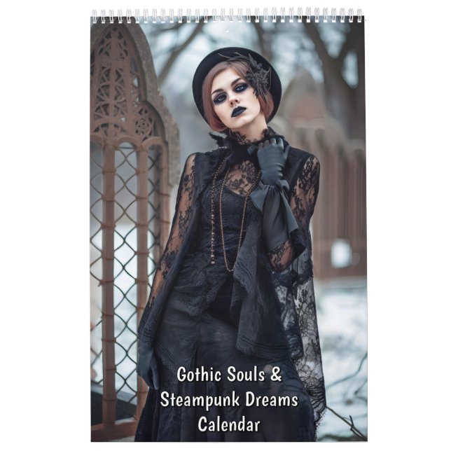 Gotiska själar & Steampunkdrömmar – Kalender (Omslag)
