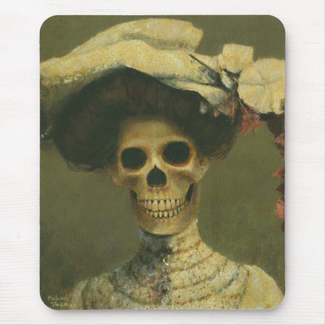 Gotiskt damskelett Mousepad Musmatta (Framsidan)