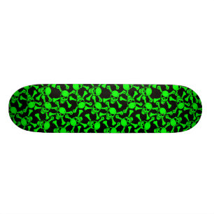 GOTISKT DÖSKALLARCROSSBONESMÖNSTER SKATEBOARD BRÄDA 20 CM