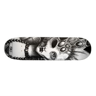 Gotiskt konstSkateboarddäck Mini Skateboard Bräda 18,5 Cm