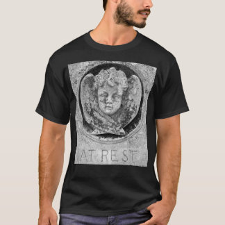 Gotiskt "PÅ VILA" CherubT-tröja T-shirt