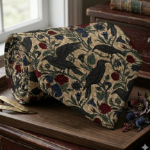 Gotiskt Raven Vintage Blommig Bröllop