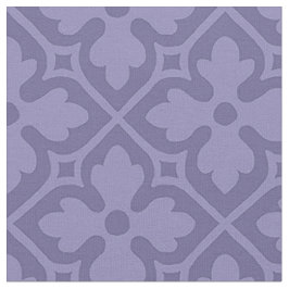 gotiskt Revival Quatrefoils, Muted Violet Tyg