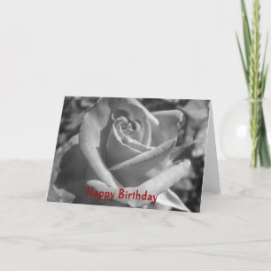 Gotiskt rosa födelsedagkort kort