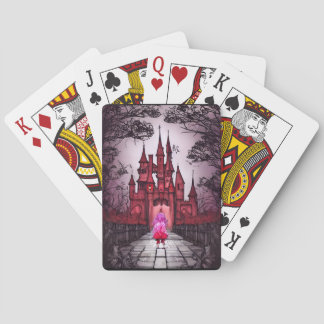 Gotiskt Rött Slott Casinokort