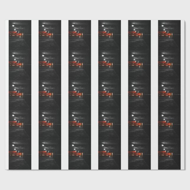 Gotiskt trappstegs presentpapper (Platt)