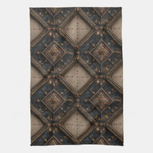 Gotiskt träsniderimönster (1) kökshandduk