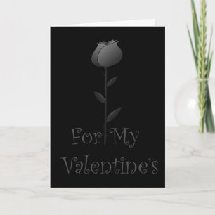 Gotiskt valentinhälsningkort helgkort