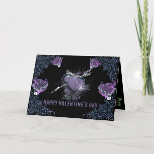 Gotiskt valentinkort helgkort