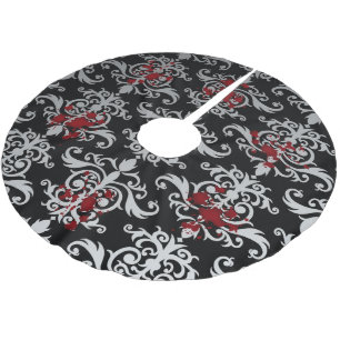 Gotiskt vampyrblod julgransmatta borstad polyester