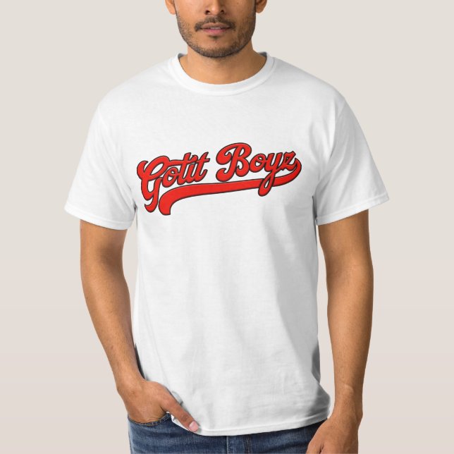 Gotit Boyz Tshirt Red T Shirt (Framsida)