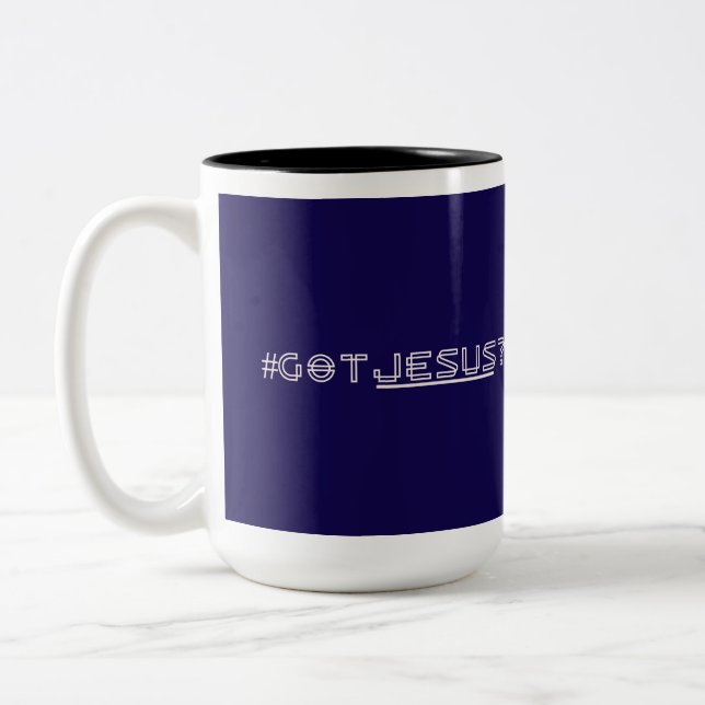 #GOTJESUS Två-Tonad MUGG (Vänster)