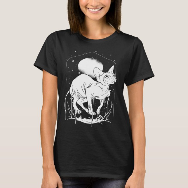 Gotkonfekturetisk ockult häxa 3 t shirt (Framsida)
