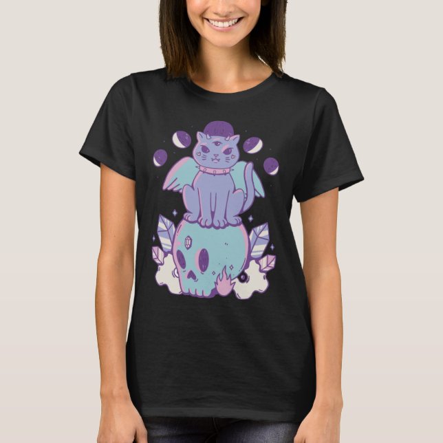 Gotkonfekturetisk ockult häxa 9 t shirt (Framsida)