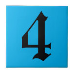 Gotköttets numreringsbrickor 2 kakelplatta<br><div class="desc">Gotiska husnummer.</div>