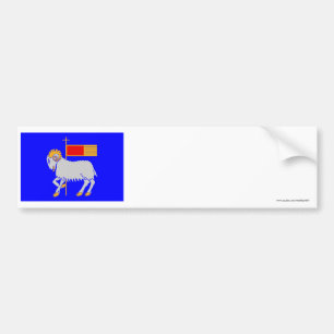 Gotlands länflagga bildekal