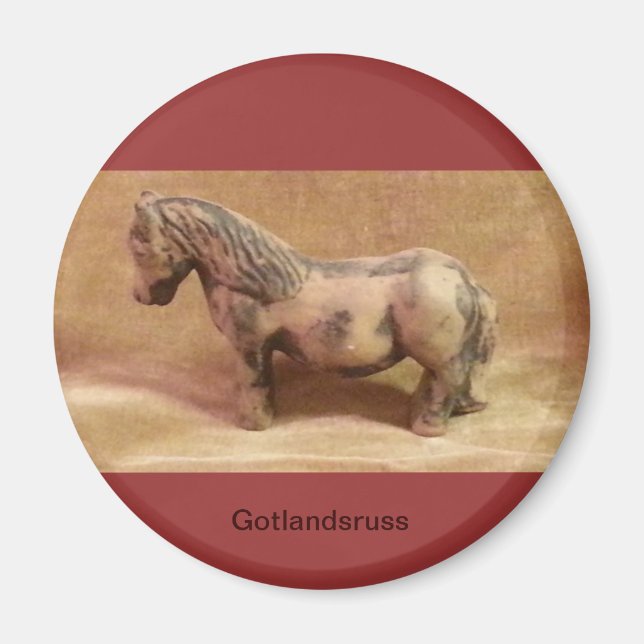 Gotlandsruss Magnet (Framsidan)