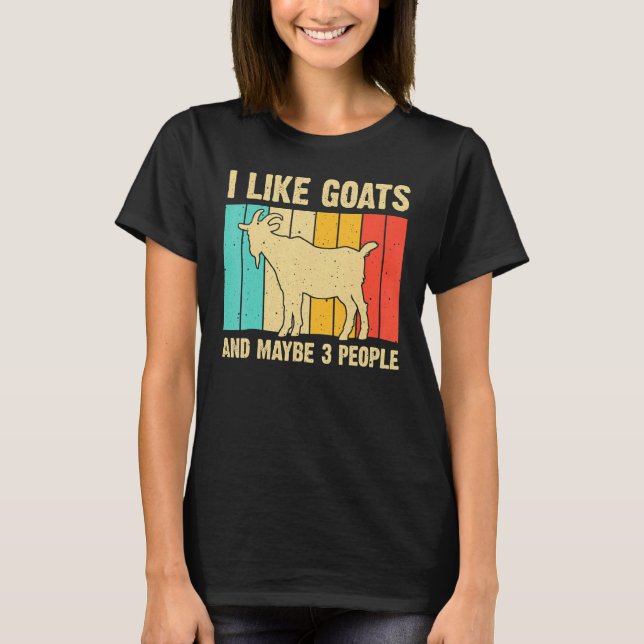 Gott För manar Women Farming Goat Saker T Shirt (Framsida)