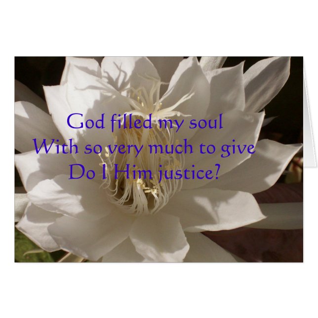 Gott fyllt Soul-kort OBS Kort (Framsidan Horizontal)