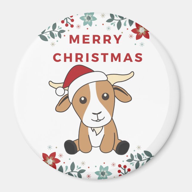 Gott julgetter Vinteranimaler Magnet (Framsidan)