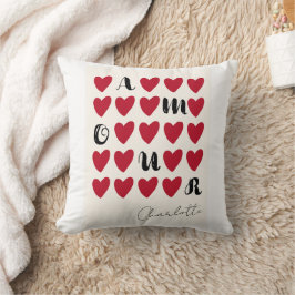 Gott Kärlek Heart Pillows Valentine-gåvor Kudde