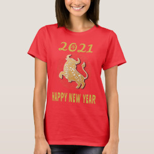 Gott kinesiskt nyår 2021 t shirt