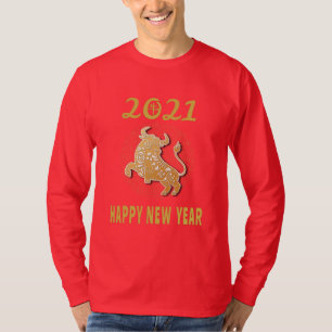 Gott kinesiskt nyår 2021 t shirt