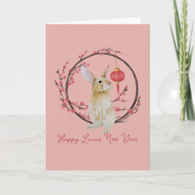 Gott kinesiskt nyår 2023 kort (Framsida)