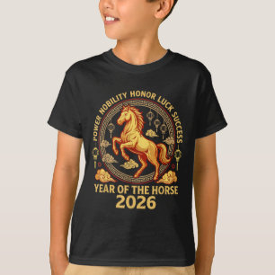 Gott kinesiskt nyår 2026 år för hästen 2026 t shirt