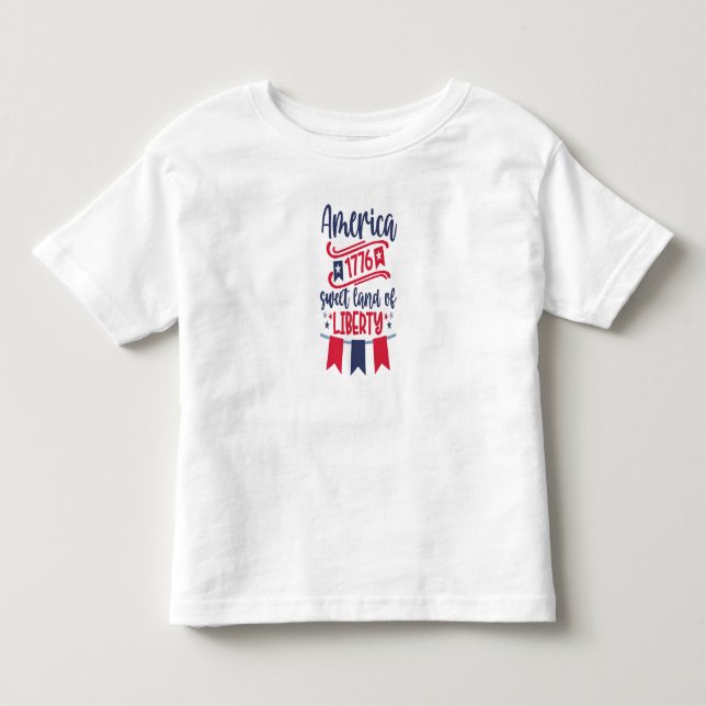 Gott land Liberty T Shirt (Framsida)