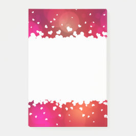 Gott lyckliga hjärtans dag Hjärter Post-it Block