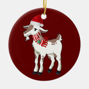 Gott med Hat Scaft jul Julgransprydnad Keramik
