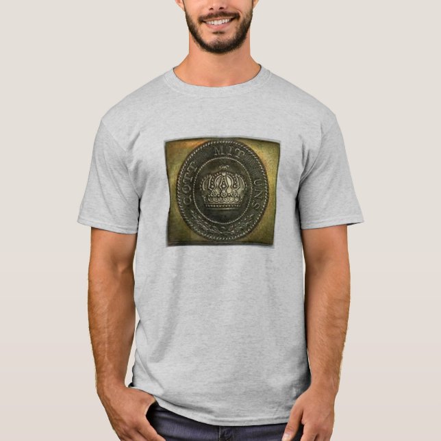 Gott-Mit Uns spänner fast - Reenacting Tee Shirt (Framsida)