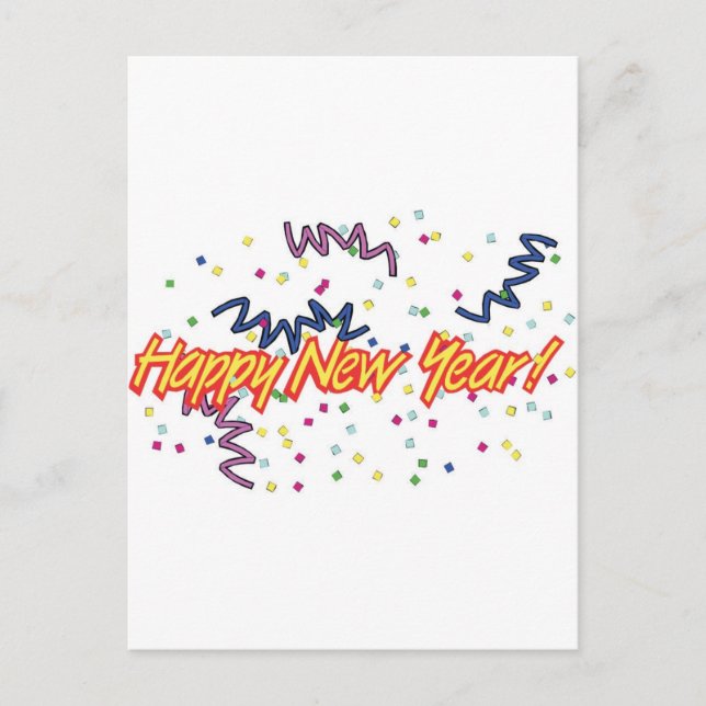 GOTT NYTT ÅR3 HELG VYKORT (Framsida)