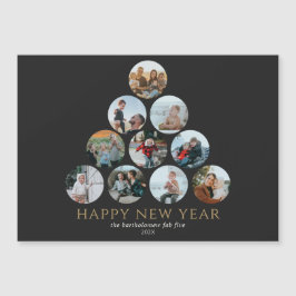 Gott nytt år 10 Photos Magnet Black