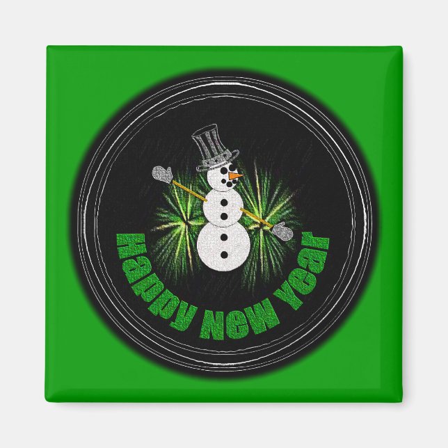 Gott nytt år 1 Magnet (Framsidan)