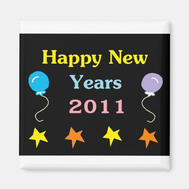 Gott nytt år 2011 magnet (Framsidan)