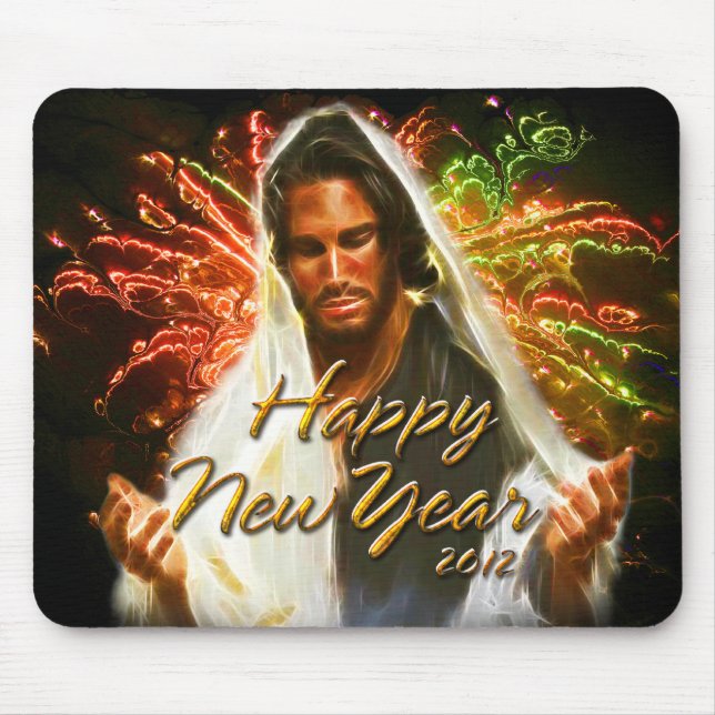 Gott nytt år 2012 A Mousepad Musmatta (Framsidan)