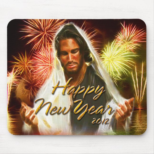 Gott nytt år 2012 B Mousepad Musmatta (Framsidan)