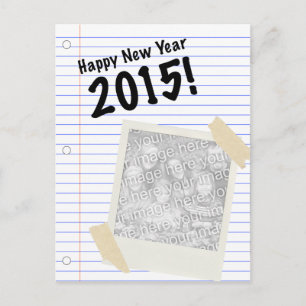 gott nytt år 2015 helg vykort