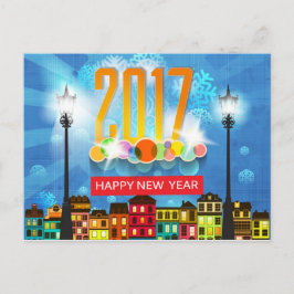 gott nytt år 2017 helg vykort