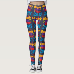 Gott nytt år 2017 leggings