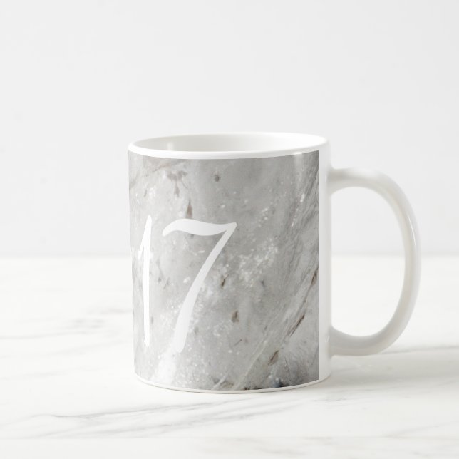 Gott nytt år 2017 Quartz Crystal Photography Kaffemugg (Höger)