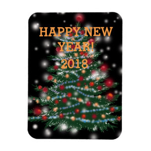 Gott nytt år 2018 Magnet