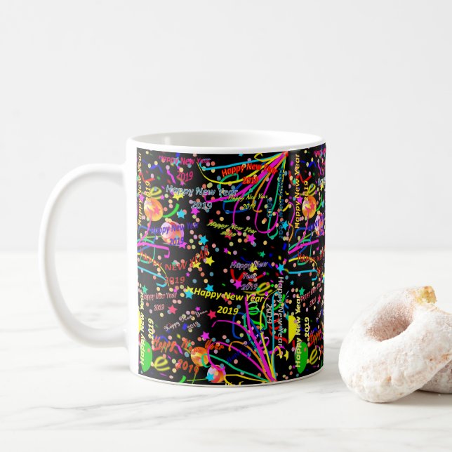 Gott nytt år 2019 Mugg (Med munk)