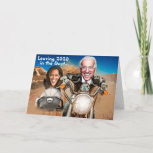 Gott nytt år 2021, Biden & Harris Biker Kort