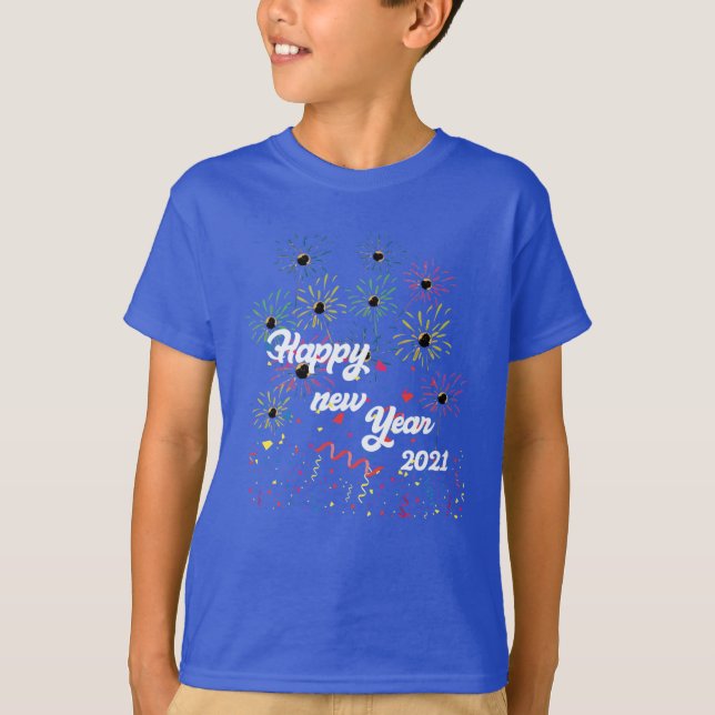gott nytt år 2021 t shirt (Framsida)